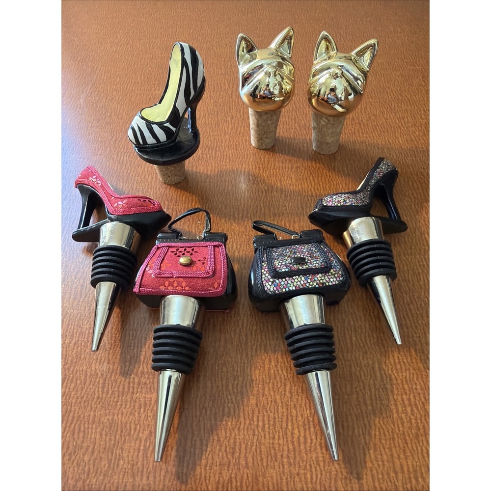 Wild‎ Eyes Designs - Fashion Wine Stoppers - Jeweled Hand Bags & Hi Heel Shoes